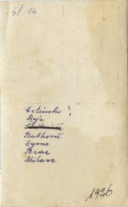 1926 Nogometni klub Slivnica razglednica zadaj Zadaj