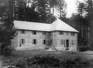 ultimazione dei lavori di costruzione – anno 1922 (fonte: Archivio Museo Storico della  Guardia di Finanza – Roma)  